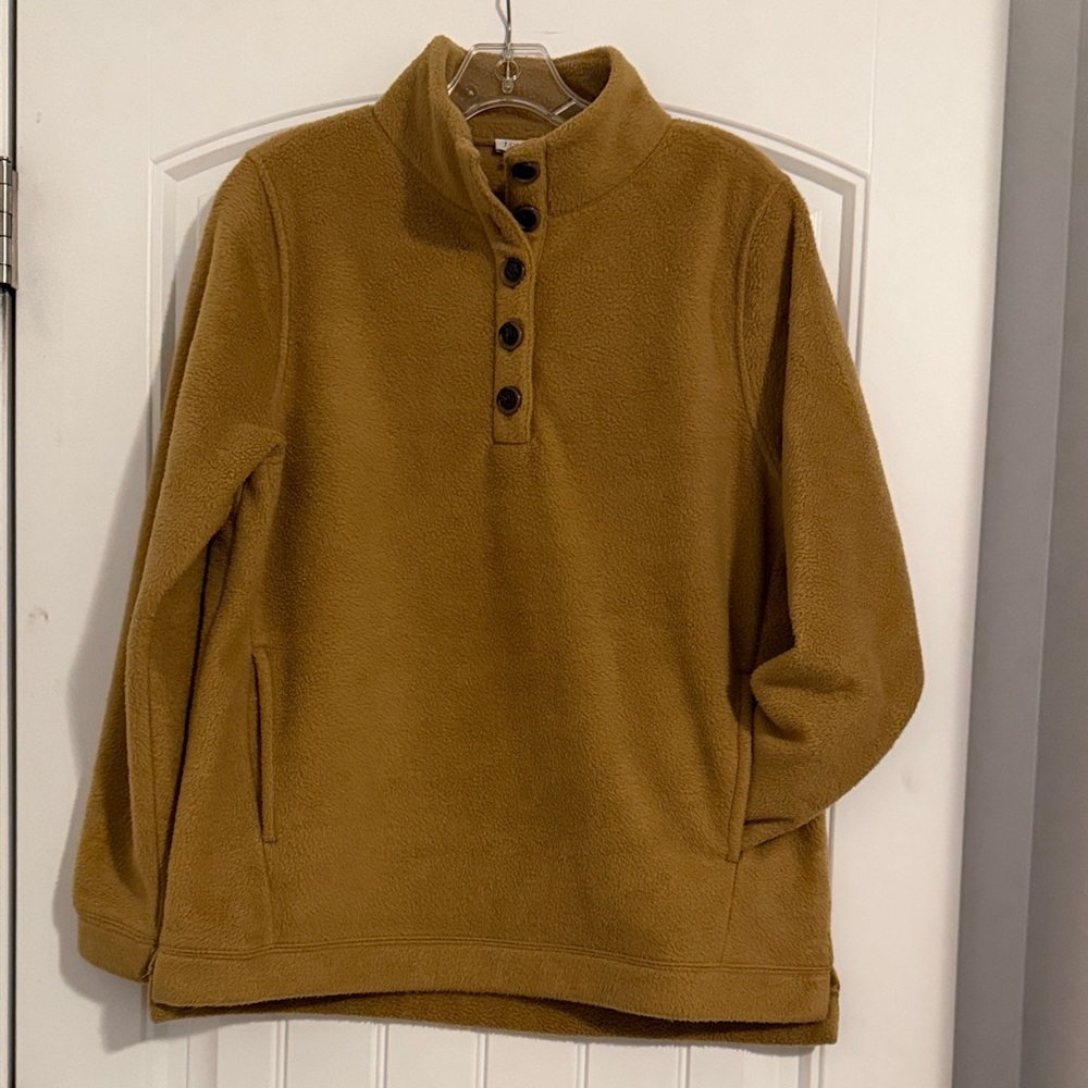 J. Crew Factory Camel Teddy Jacket